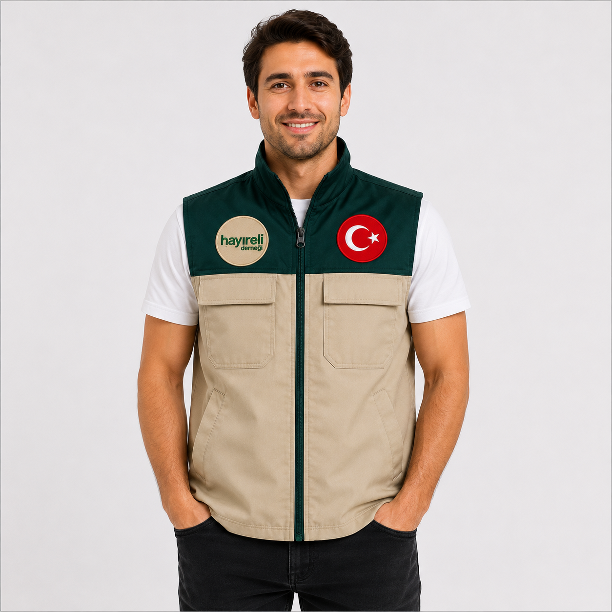 Yeşil Çok Amaçlı Safari İş Yeleği