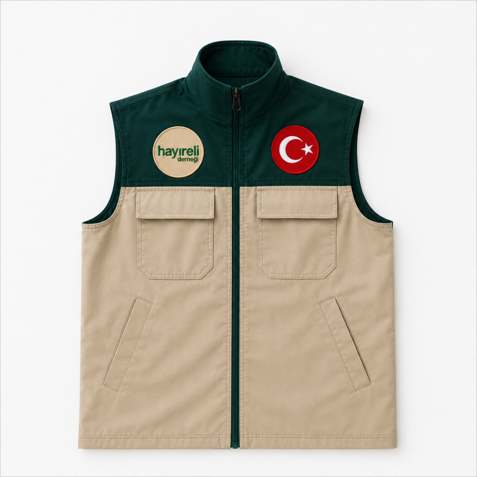 Yeşil Çok Amaçlı Safari İş Yeleği