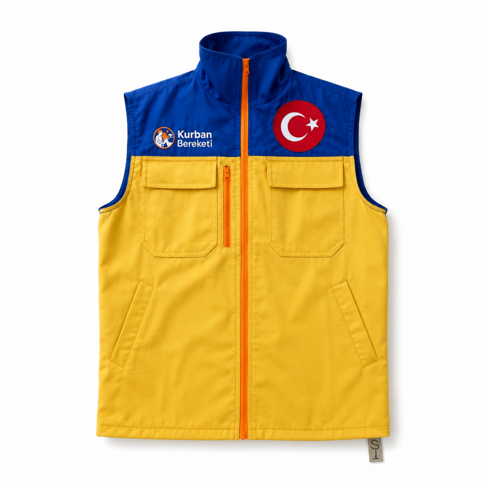 Sarı Çok Amaçlı Safari İş Yeleği